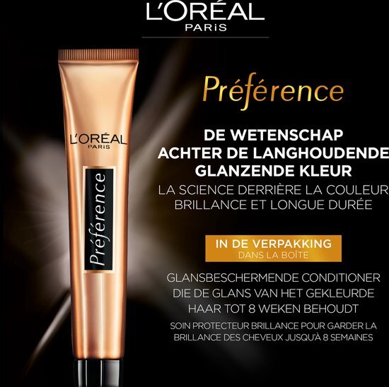 L'Oréal Préférence 7.23 Haarverf - Rosegold Blond - Permanente Haarkleuring met Color Extender