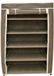 Ger Import Opvouwbaar camping schoenenrek / schoenenkast - bruin - 60 x 30 x 88 cm