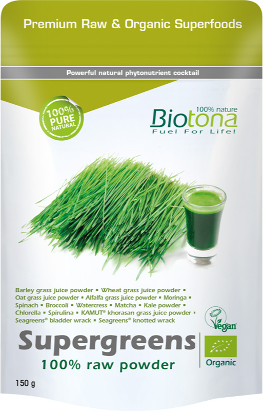 Biotona Supergreens Raw Powder