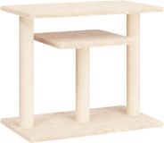 vidaXL Krabpaal met platforms 62,5 cm crèmekleurig