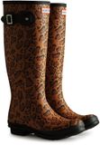 Hunter - Women's Original Tall Wellington Boots Leopard - Maat 36