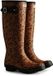 Hunter - Women's Original Tall Wellington Boots Leopard - Maat 36