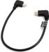 System-S USB-kabel USB 3.2 Gen 1 (3.1 Gen 1) 0,26 m USB C naar Micro-USB A Zwart