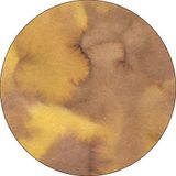 Bonateks Tapis de souris rond imprimé numériquement, base antidérapante, pour bureau et maison, diamètre : 22 cm