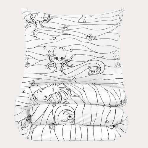 NOUS Kids katoenen dekbedovertrek kinderbed (120x150 cm)