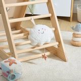 Atmosphera Kids Noa Coussin Peluche Nuage - 20x20x8cm - Avec Musique - Blanc