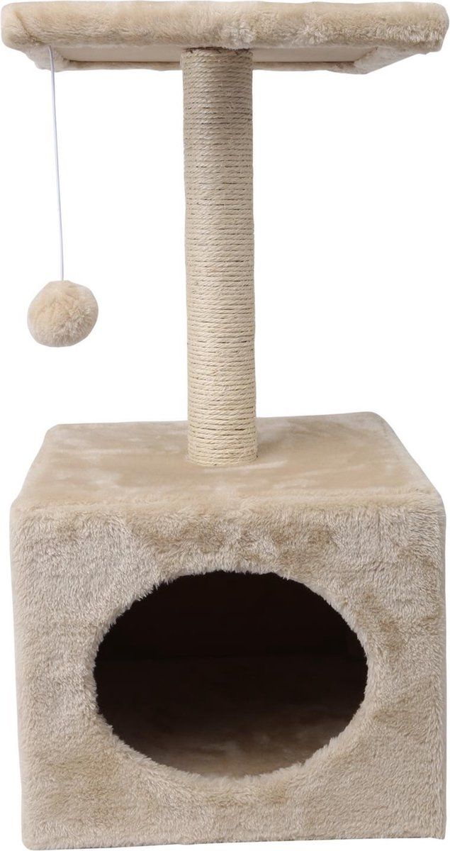 Nobleza Katten Krabpaal 40KQZ - 30 x 30 x 60cm - Beige