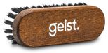 Brosse de nettoyage en cuir - Brosse en cuir Alcantara - Poils synthétiques doux - Manche compact en bois - 12 x 4 x 3 cm
