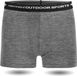 NORMANI Merino-boxershorts voor heren „Adelaide“ grijs Effen XL
