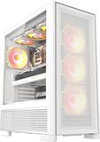 Darkflash Airnova PC-behuizing met 3 ventilatoren, wit