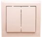 Ospel ŁP-2W/01, Beige, IP20, 250 V, 10 A, 88 mm, 39 mm
