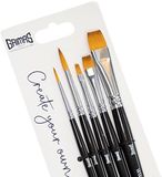 Grimas - Facepaint brush set - Rond | Plat
