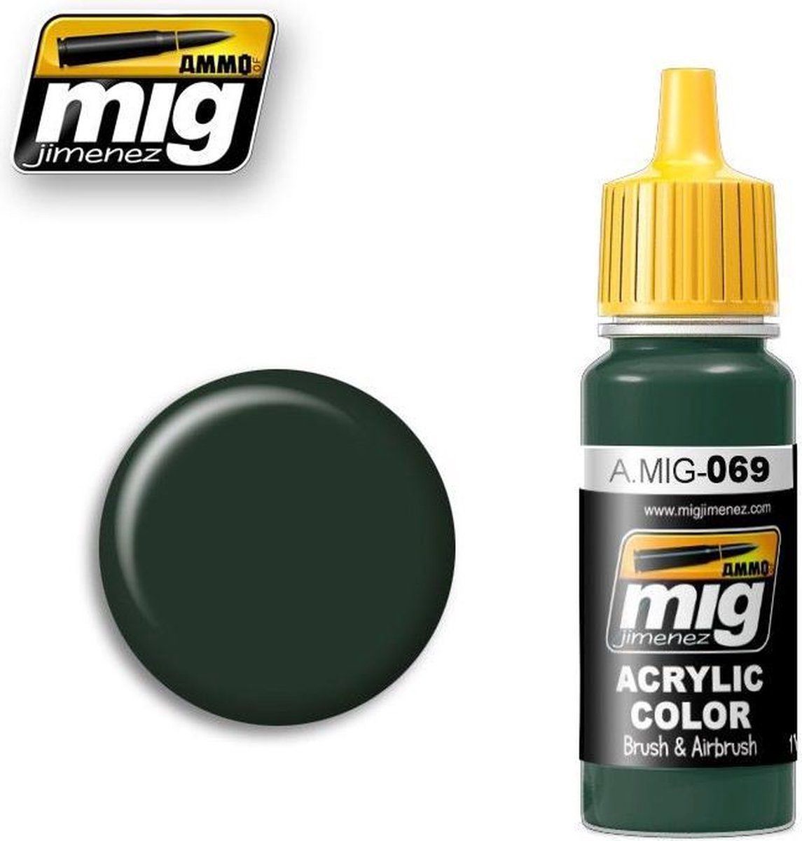 AMMO MIG-0069 Blauw Groen Acrylverf (17 Ml) - Multicolor