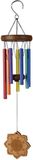 Art Bizniz Nature's Melody Chakra Wind Chime, 22 inch/56 cm, Multicolor