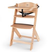 Kinderkraft ENOCK Chaise haute convertible - Bois - 3-en-1 - Réglable - Jusqu'à 10 ans