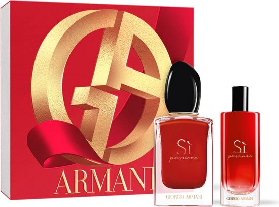 ARMANI S&#236; Passione Eau de Parfum 50ml + Travel Spray 15ml