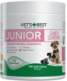 Vet's Best Dagelijks zachte kauwtabletten - Supplementen voor jonge honden - 180 kauwtabletten