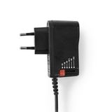 Nedis ACPA009 Universele AC-voedingsadapter 3/4,5/6/7,5/9/12 V DC 0,7 A - 1,5 A Zwart