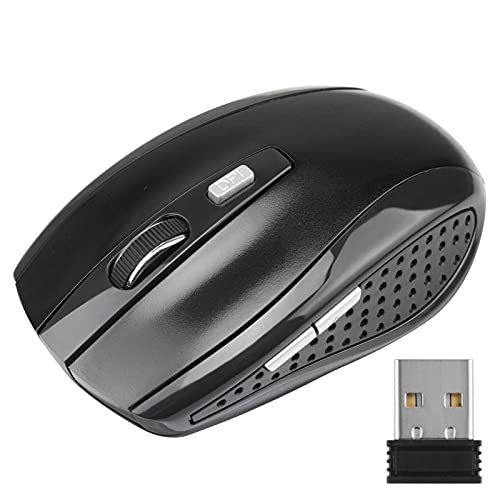 Draadloze muis - 2.4GHz - 6 knoppen - Zwart