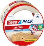 Tesa verpakkingstape - 2x - transparant - 66 m x 50 mm
