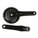 Miranda Crankstel Beta 1 Met Disk 33t 170 Mm Zwart