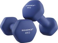 Songmics Dumbbell set van 2 blauw
