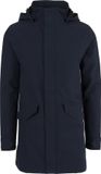 AGU Urban Outdoor Long Parka Regenjas - Mannen - Navy Blue - Maat: -