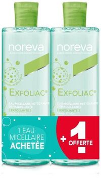 Noreva  Exfoliac® Micellar Water Make-up Remover 1+1 GRATIS