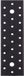 Alberts 824914 Geperforeerde plaat - zwart - kunststof gecoat - 200 x 60 x 2 mm | Set van 25