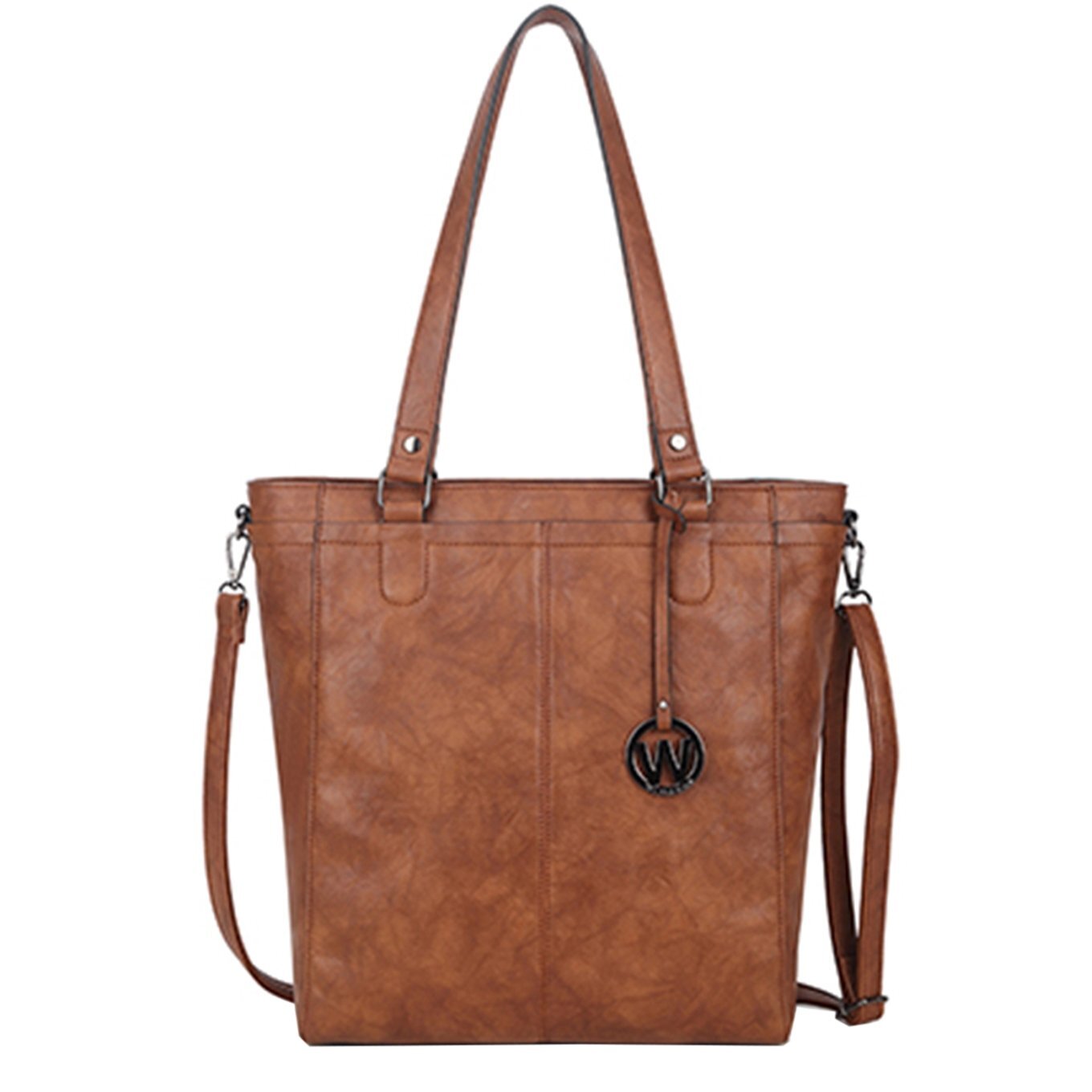 Wimona Fatma 4090 Shopper / Schoudertas / Laptoptas - 13 inch - Cognac