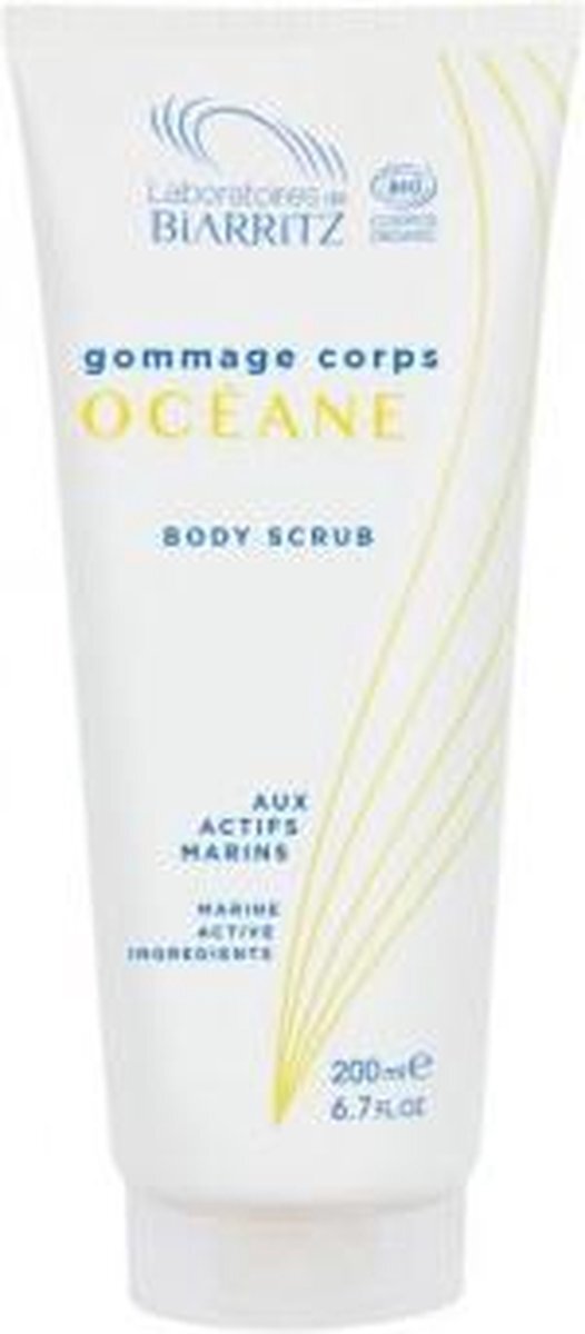 Laboratoires de Biarritz Océane Biologische Sensorische Huid- en Haarverzorging Body Scrub Tube 200ml