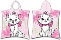 Disney Marie Cat Poncho / Badcape Flower - 50 x 115 cm - Katoen