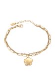 Gaya Bracelet 17 cm Goud Staal Vrouwen