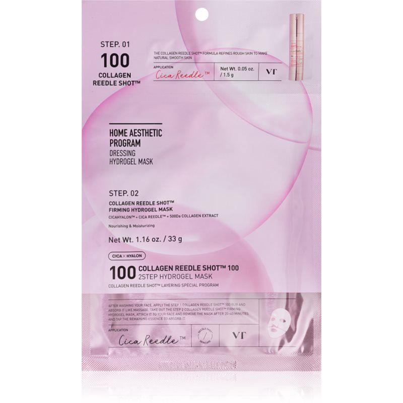 VT COSMETICS Collagen Reedle Shot 100 Koreaans gezichtsmasker, 34,5 G