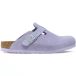 Birkenstock sabots en cuir suédé Boston