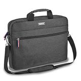 CLORD Pedea Laptoptas 15,6 inch (39,6 cm) URBAN-HIP notebook schoudertas met tabletvak, grijs