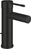 GROHE essence new s-size wastafelmengkraan - met trekwaste - ecojoy - fastfixation plus - matte black