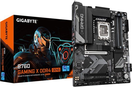 GIGABYTE B760 GAMING X DDR4 GEN5 Intel B760 LGA 1700 ATX