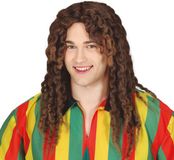 Fiestas Guirca Pruik Dreadlocks Synthetisch Bruin One-size