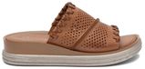 Maciejka Flipflops en cuir naturel marron pour l'été, modèle L763029001