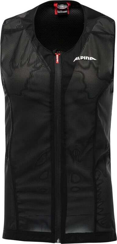 Alpina Proshield Vest Kids, black 140 2020 Rugbescherming