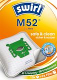 Swirl M 52 EcoPor Plus voor Miele stofzuiger, 10 zakken
