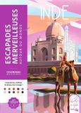 Escapades Hachette Coloriages Mystères - Escapades Merveilleuses Inde (heerlijke uitjes) - Kleuren op nummer kleurboek voor volwassenen