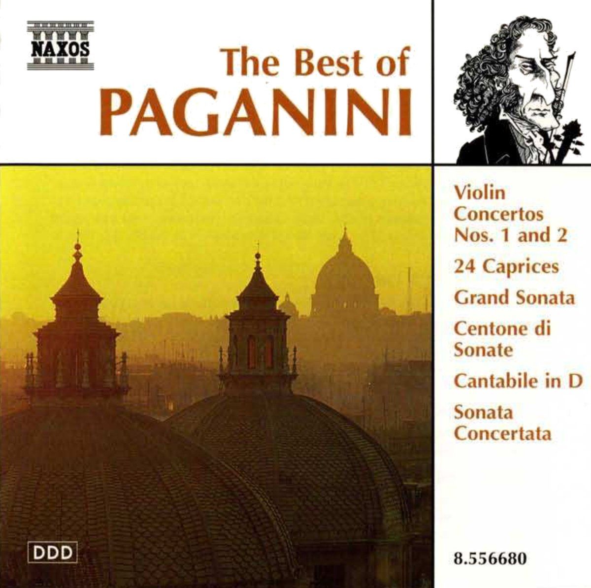OUTHERE Niccolò Paganini (1782-1840): The Best Of Paganini: Concerti Per Violino - Centone Di Sonate CD