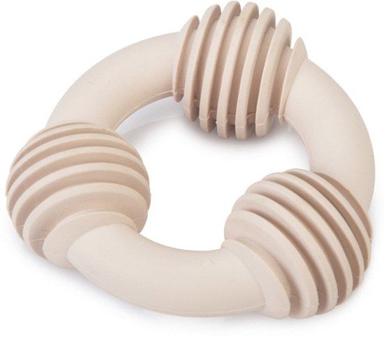 Beeztees Puppy Dental Ring - Hondenspeelgoed - Roze - 8x8x3 cm