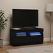 Prolenta Maison Exclusive - LED-TV-meubel, zwart, van houtvezel