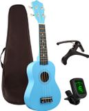 Finesse Ukelele - Starterset - 21" - Blauw
