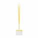 Merkloos 30x Badgehouder met geel keycord