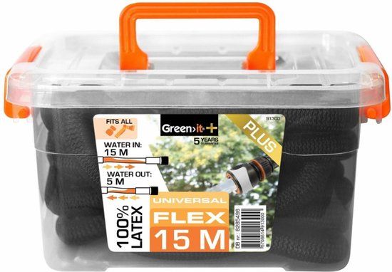 GREEN-IT Universele flexibele waterslang 15 meter