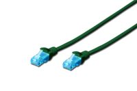 Digitus 0.25m Cat5e U/UTP Netwerkkabel Groen